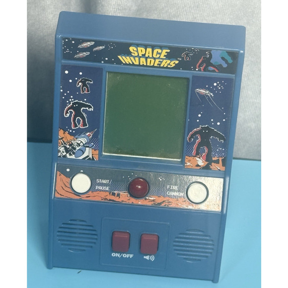 Space Invaders 2016 Handheld Classic Mini Arcade Game Basic Fun Taito WORKING - Picture 1 of 2